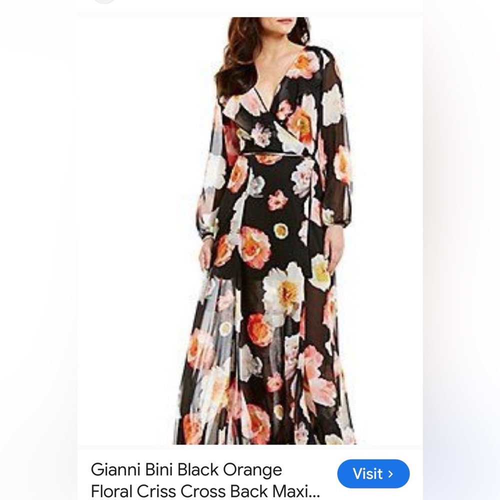 GB beautiful dress open on the back